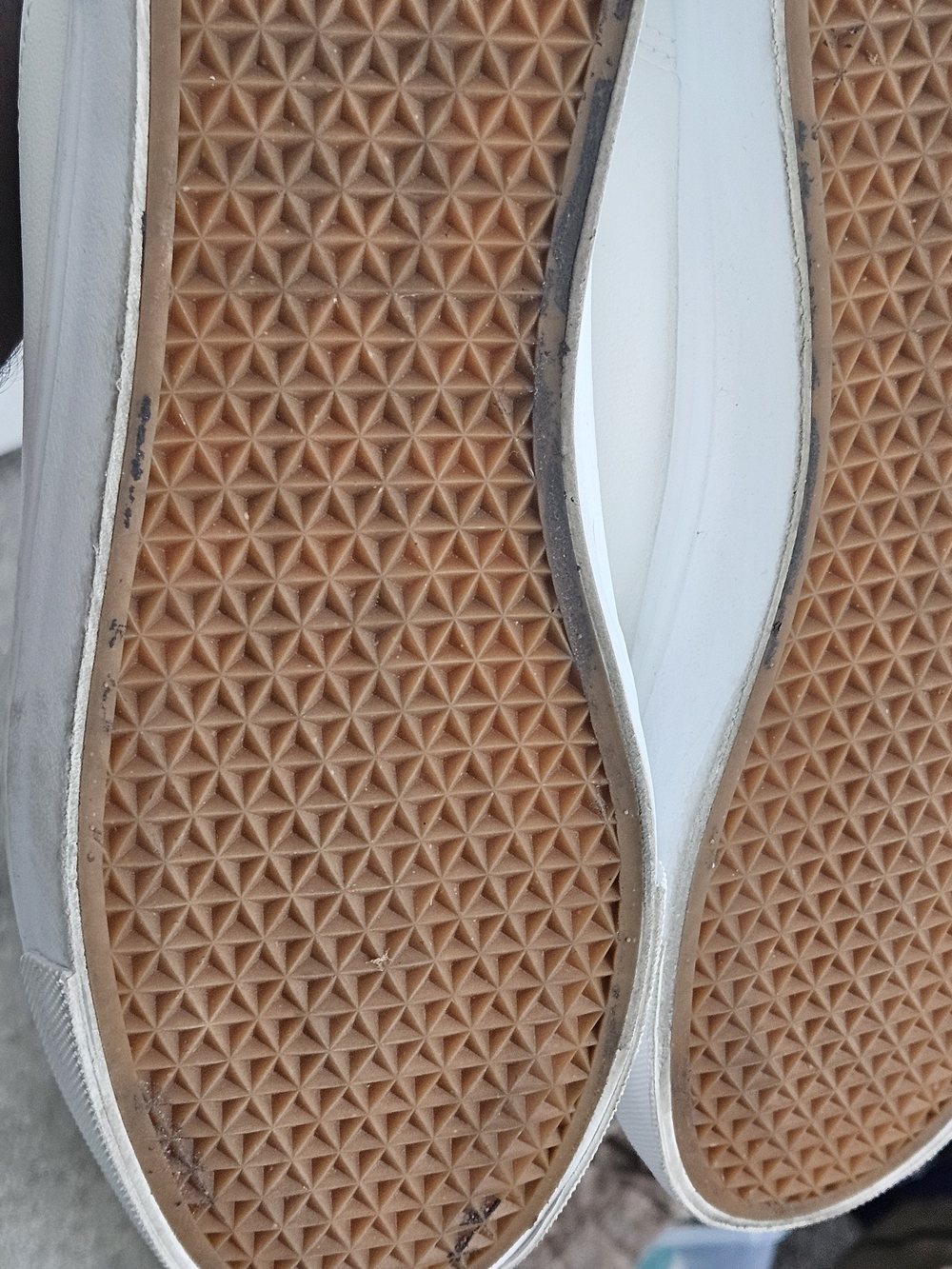 Classic Low-Top Canvas Sneakers in White with Gum Sole